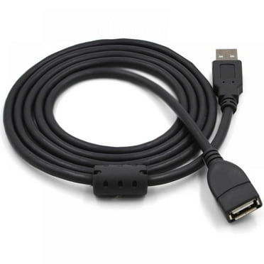 Black Color : Black ,Light and Beautiful Normal USB 2.0 AM to AF Extension Cable with Base Length: 1.5m Easy to Carry. 